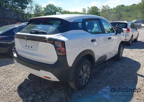 2025 Nissan Kicks S Fwd from USA, damaged, VIN 3N8AP6BA6SL313072